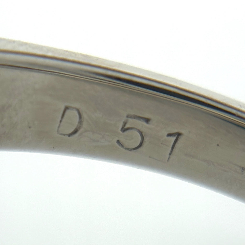 ブラックオパール デザインリング プラチナ 指輪 メレダイヤ リング 13号 Pt900 ブラックオパール ダイヤモンド レディース 【中古】nbjwl