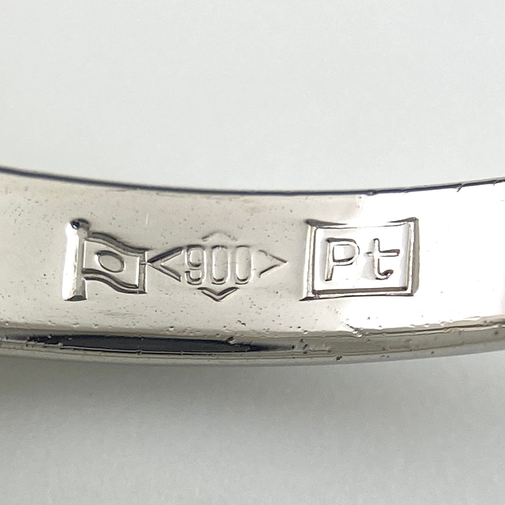 ダイヤモンド デザインリング プラチナ 指輪 リング 9号 Pt900 ダイヤモンド レディース 【中古】nbjwl