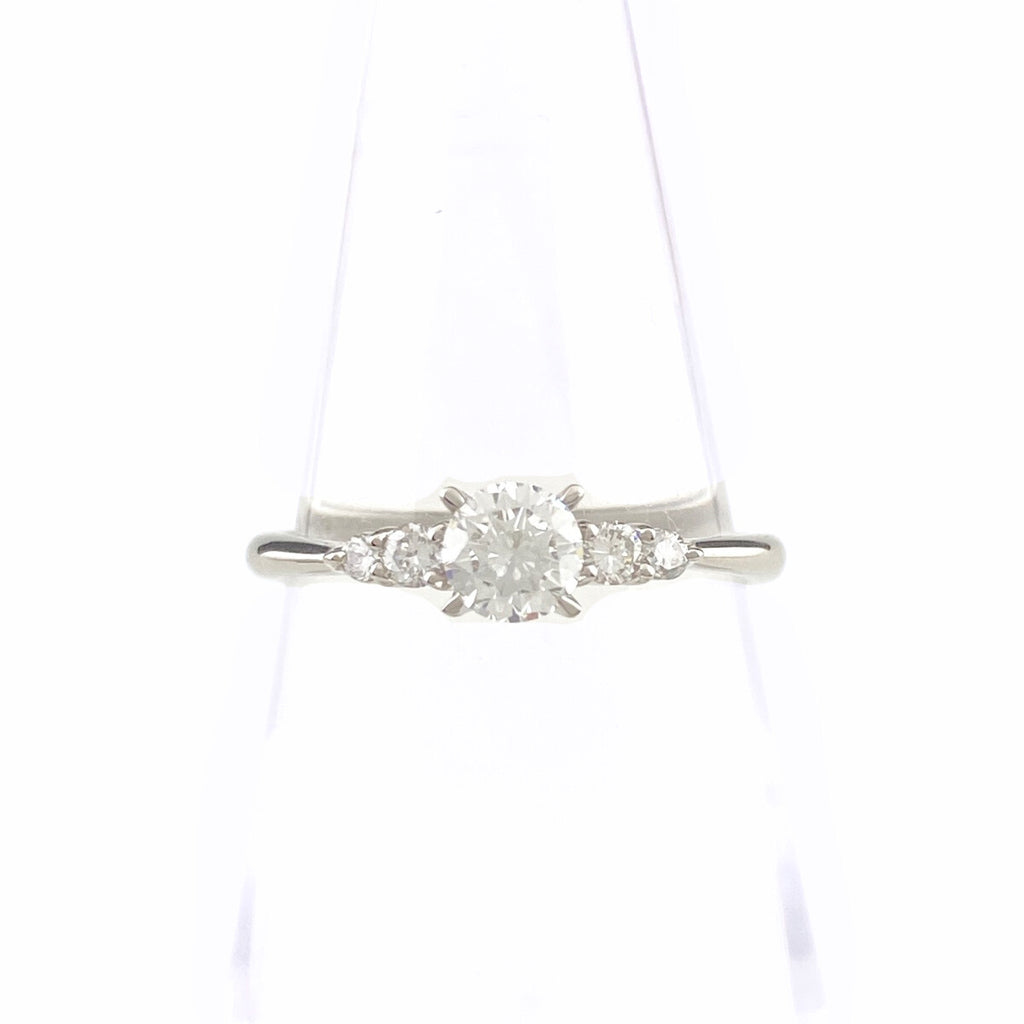 メレダイヤ デザインリング プラチナ 指輪 リング 10.5号 Pt900 ダイヤモンド レディース 【中古】nbjwl