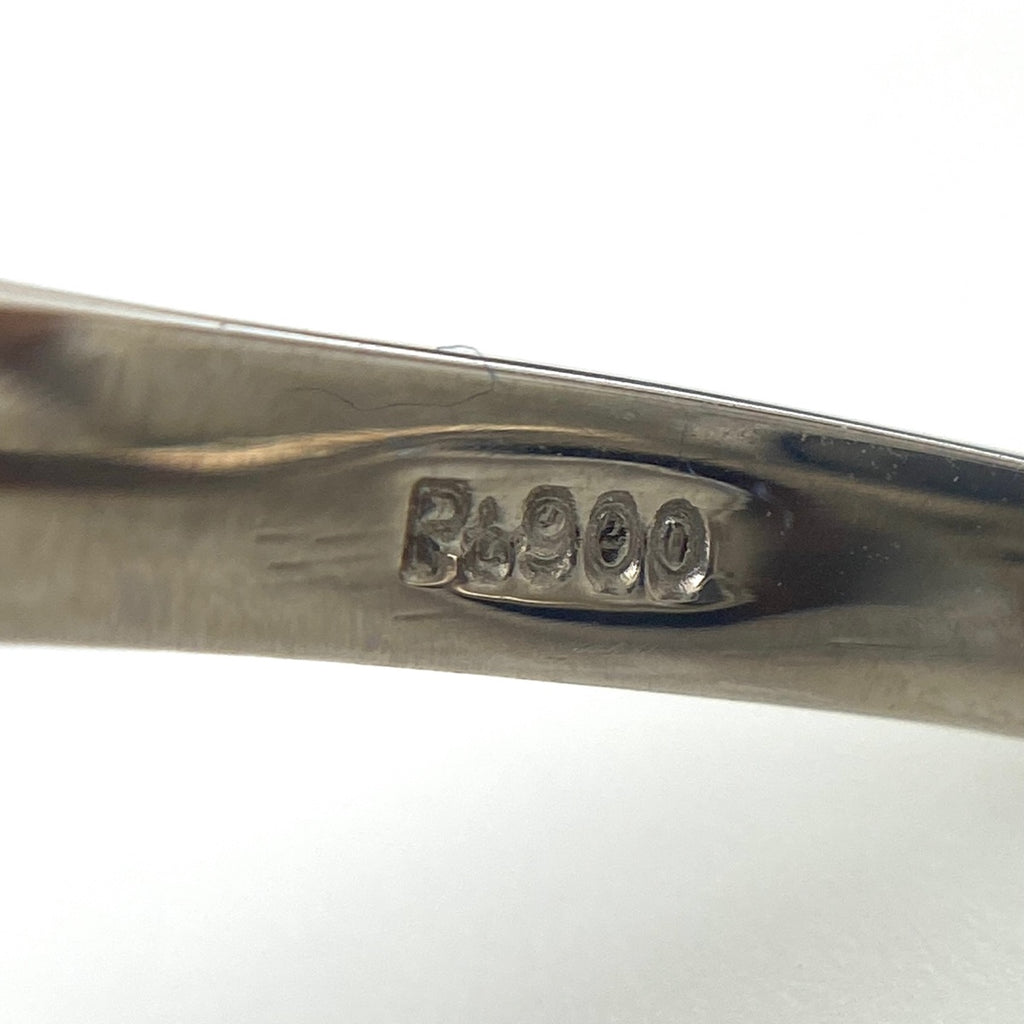 メレダイヤ デザインリング プラチナ 指輪 リング 19.5号 Pt900 ダイヤモンド メンズ 【中古】nbjwl