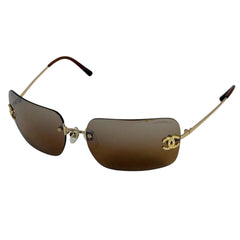 シャネル ココマーク サングラス サングラス プラスチック ラインストーン 4017D レディース ブランドバッグ・小物 【中古】brbag