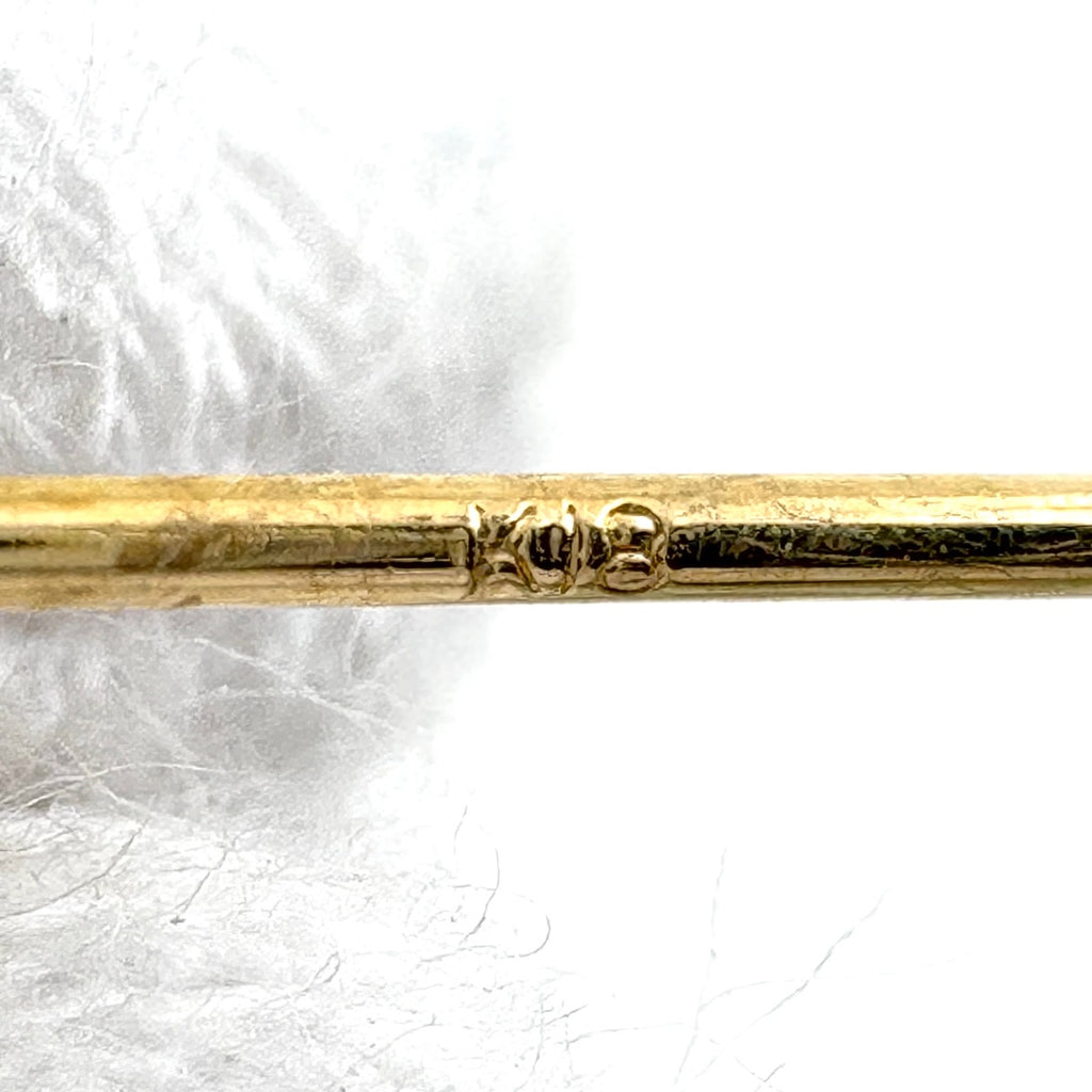 メレダイヤ デザインピアス YG イエローゴールド ピアス K18 ダイヤモンド レディース ノンブランドジュエリー 【中古】nbjwl