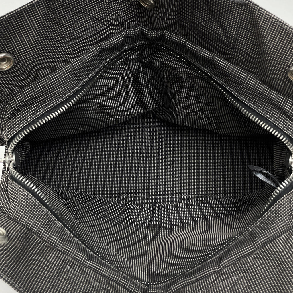 エルメス エールライン トート PM ハンドバッグ トートバッグ ナイロンキャンバス グレー レディース 【中古】brbag