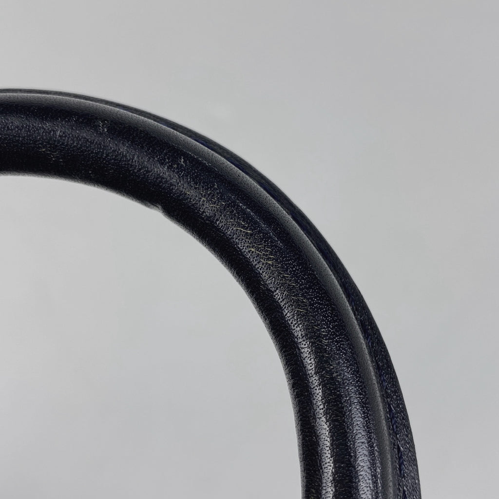 クリスチャンディオール トロッター柄 ハンドバッグ ロゴ ミニボストン ハンドバッグ キャンバス ネイビー レディース 【中古】brbag