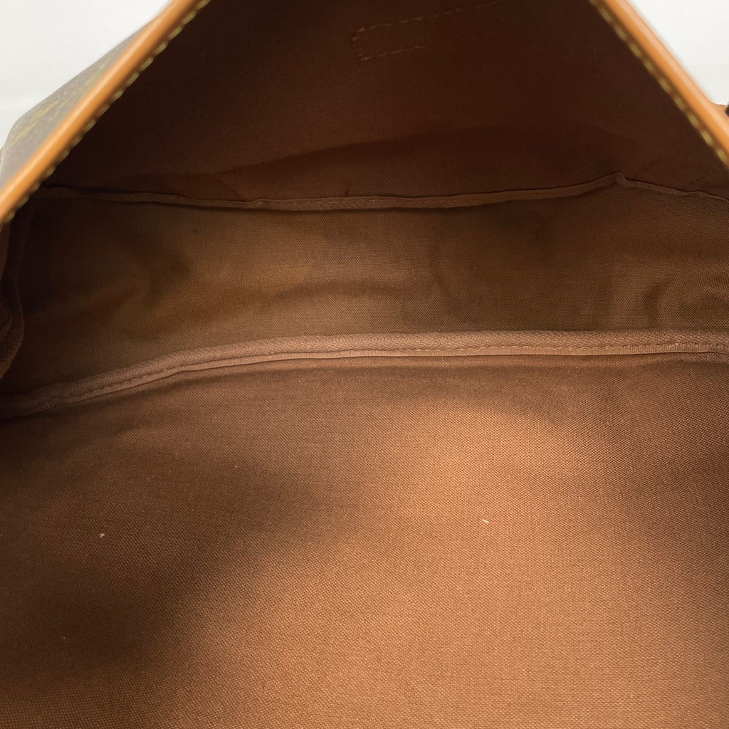 ルイ・ヴィトン ソミュール 43 斜め掛け ショルダーバッグ モノグラム ブラウン M42252 レディース 【中古】brbag