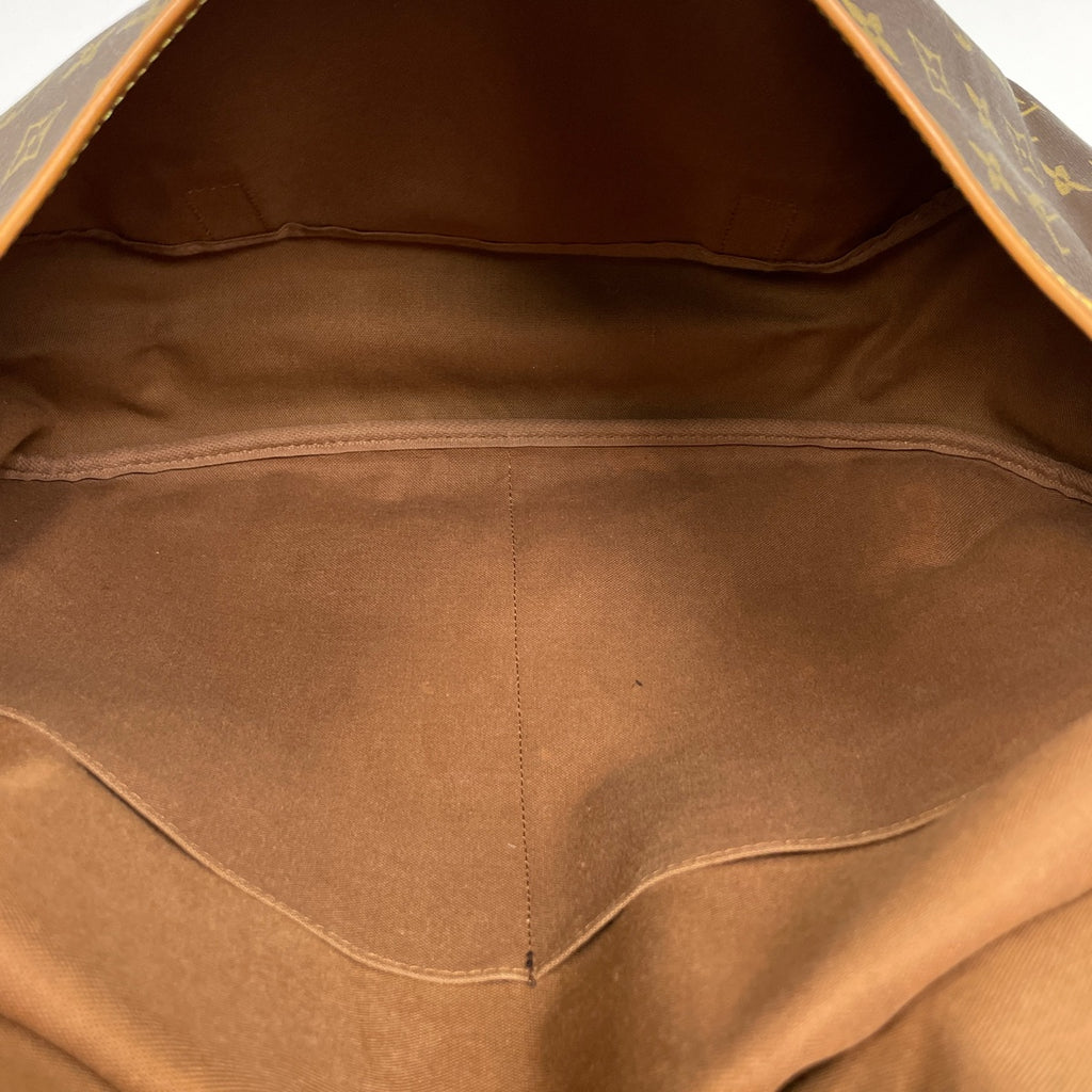 ルイ・ヴィトン ソミュール 43 斜め掛け ショルダーバッグ モノグラム ブラウン M42252 レディース 【中古】brbag