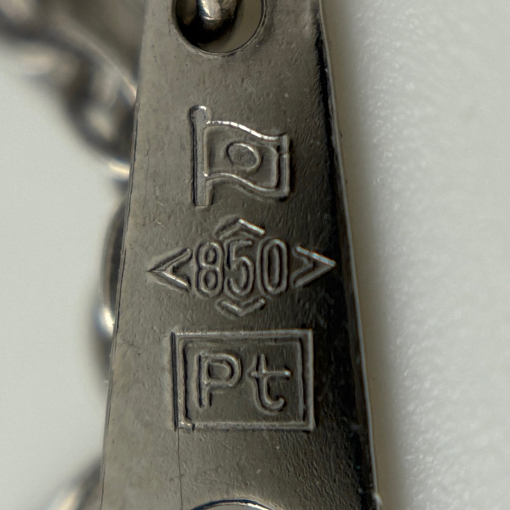 エメラルド デザインネックレス プラチナ ペンダント ネックレス Pt850 エメラルド ダイヤモンド レディース 【中古】nbjwl