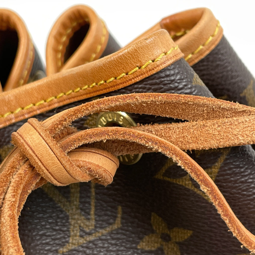 ルイ・ヴィトン プチ ノエ ワンショルダー 肩掛け 巾着型 ショルダーバッグ モノグラム ブラウン M42226 レディース 【中古】brbag