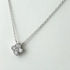 ヴァンドーム青山 メレダイヤ デザインネックレス プラチナ ペンダント ネックレス Pt950 Pt850 ダイヤモンド レディース ブランドジュエリー 【中古】brjwl