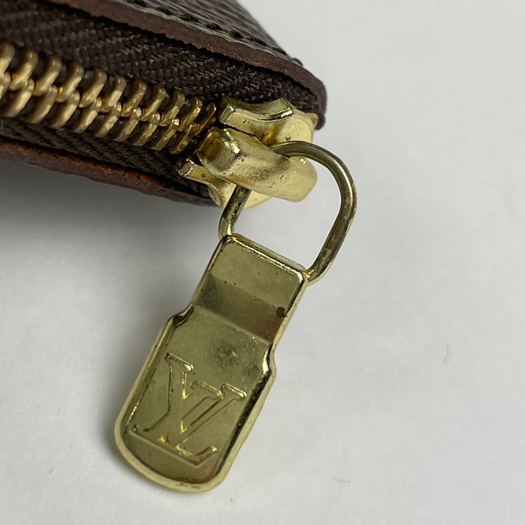 ルイ・ヴィトン ポシェット クレ 鍵入れ キーリング コインパース コインケース モノグラム ブラウン M62650 レディース 【中古】brbag