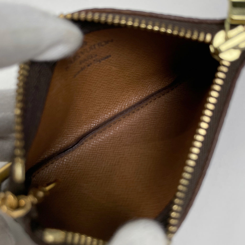 ルイ・ヴィトン ポシェット クレ 鍵入れ キーリング コインパース コインケース モノグラム ブラウン M62650 レディース 【中古】brbag