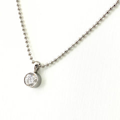 ダイヤモンド デザインネックレス プラチナ ペンダント ネックレス Pt1000 Pt850 ダイヤモンド レディース 【中古】nbjwl