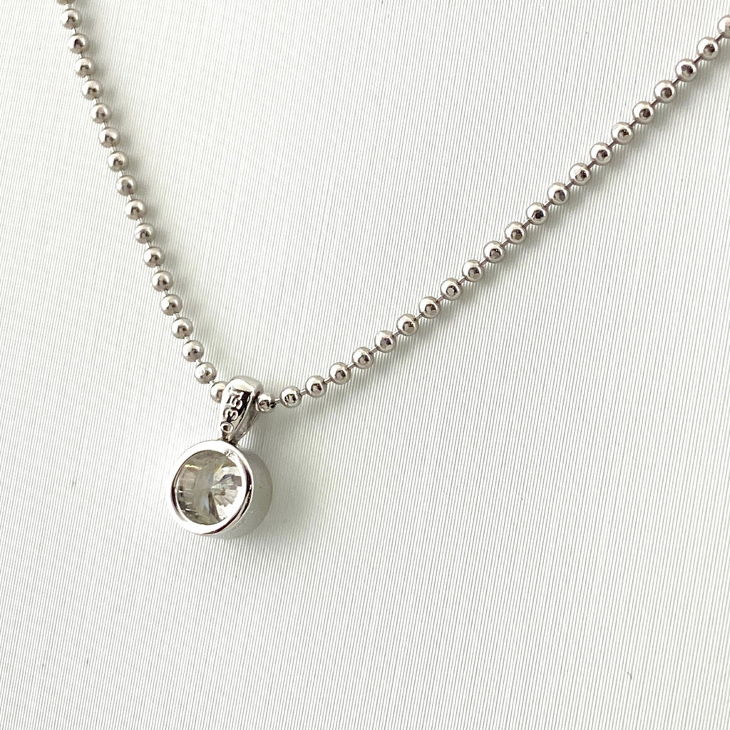 ダイヤモンド デザインネックレス プラチナ ペンダント ネックレス Pt1000 Pt850 ダイヤモンド レディース 【中古】nbjwl