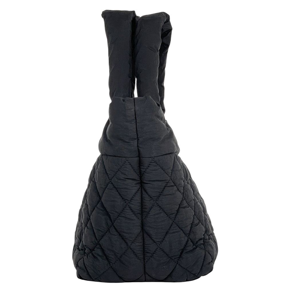 シャネル コココクーン スモール トートバッグ ココマーク ハンドバッグ トートバッグ ナイロン ブラック A48610 レディース 【中古】brbag