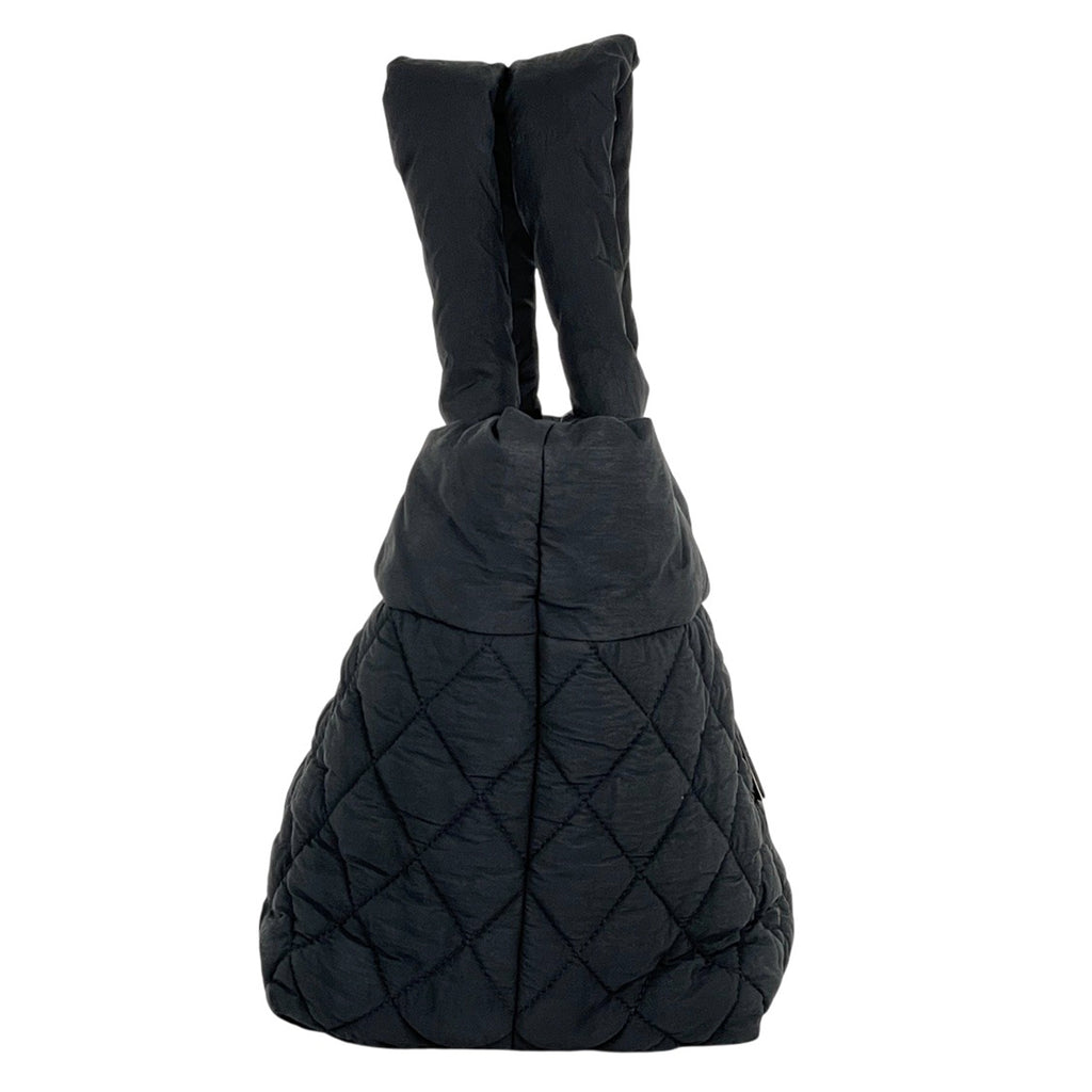 シャネル コココクーン スモール トートバッグ ココマーク ハンドバッグ トートバッグ ナイロン ブラック A48610 レディース 【中古】brbag