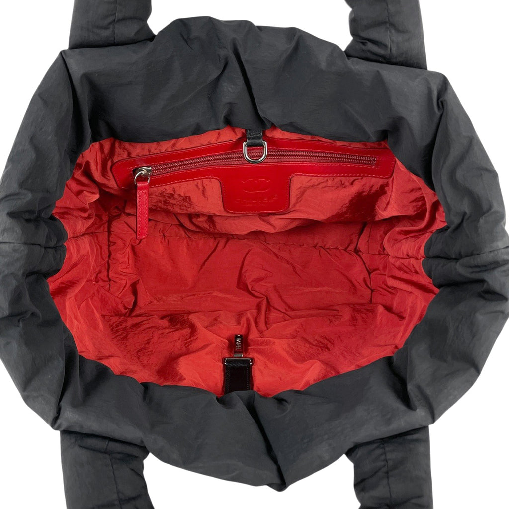 シャネル コココクーン スモール トートバッグ ココマーク ハンドバッグ トートバッグ ナイロン ブラック A48610 レディース 【中古】brbag