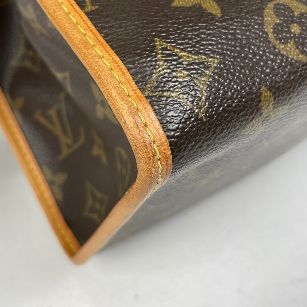 ルイ・ヴィトン ポパンクール・オ ショルダーバッグ 肩掛け ハンドバッグ モノグラム ブラウン M40007 レディース 【中古】brbag