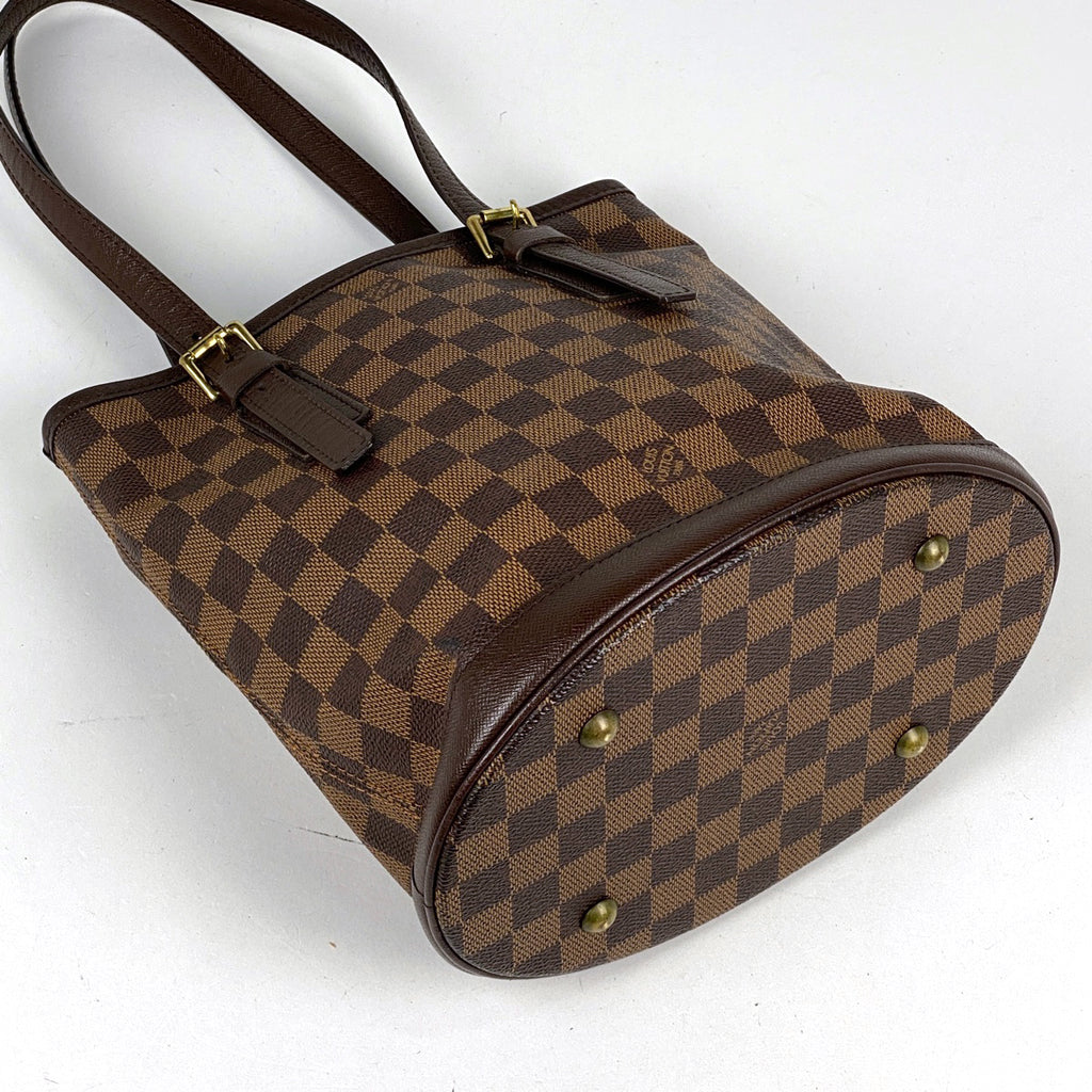 ルイ・ヴィトン マレ ハンドバッグ バケット ショルダー トートバッグ ダミエ ブラウン N42240 レディース 【中古】brbag
