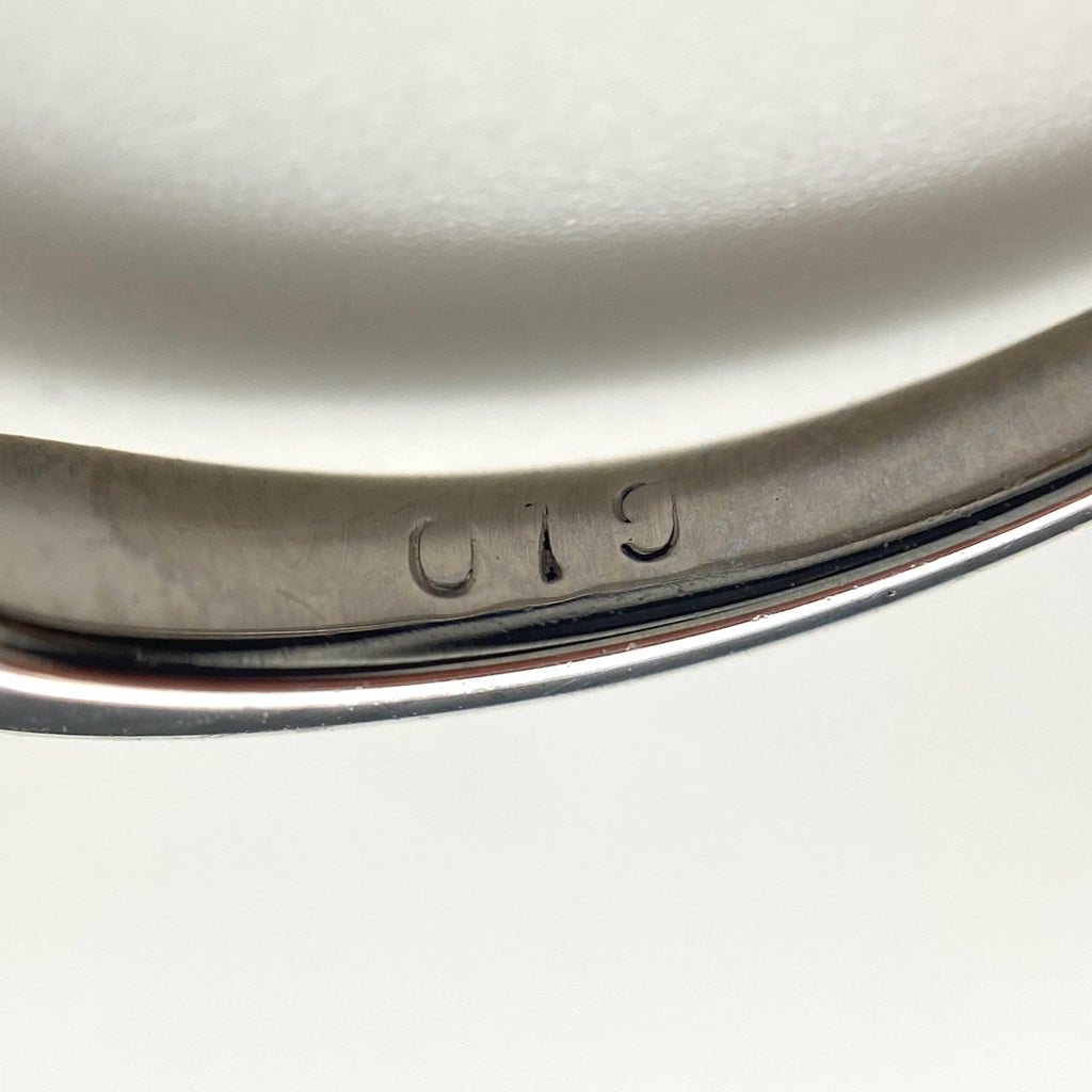 サファイア デザインリング プラチナ メレダイヤ 指輪 リング 13.5号 Pt900 サファイア ダイヤモンド レディース 【中古】nbjwl