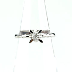 ダイヤモンド デザインリング プラチナ 指輪 リング 10号 Pt900 ダイヤモンド レディース 【中古】nbjwl