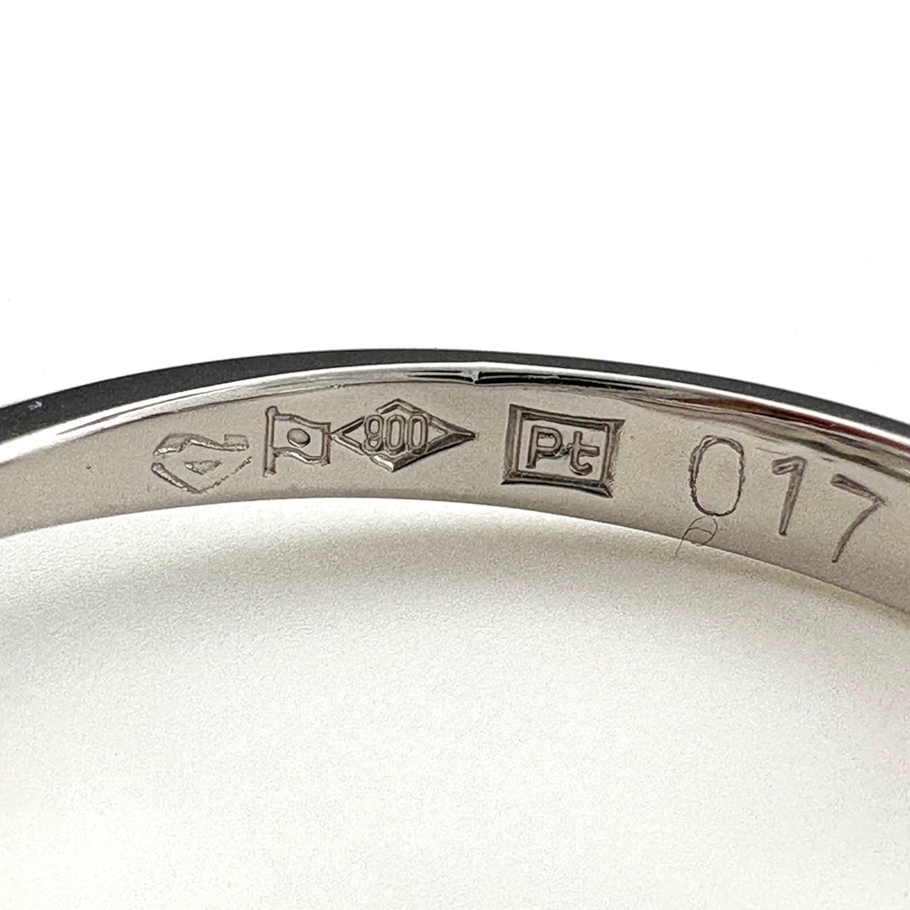 ダイヤモンド デザインリング プラチナ 指輪 リング 10号 Pt900 ダイヤモンド レディース 【中古】nbjwl