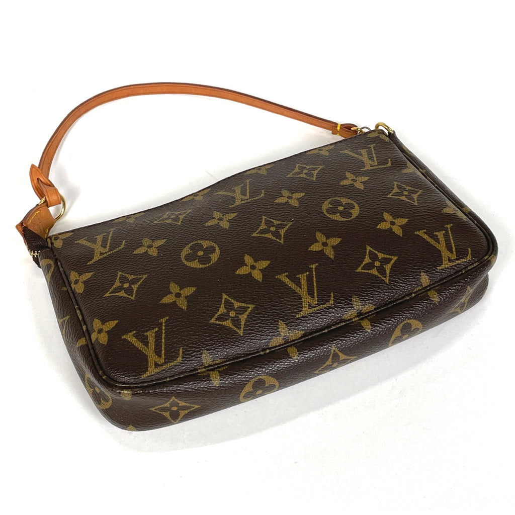 ルイ・ヴィトン ポシェット アクセソワール メイク コスメ アクセサリーポーチ モノグラム ブラウン M51980 レディース 【中古】brbag