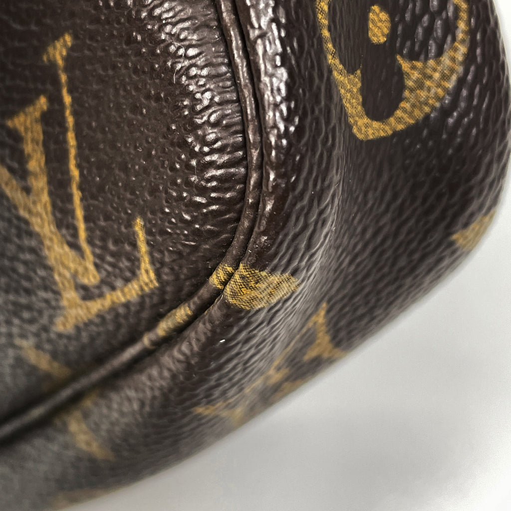 ルイ・ヴィトン ポシェット アクセソワール メイク コスメ アクセサリーポーチ モノグラム ブラウン M51980 レディース 【中古】brbag