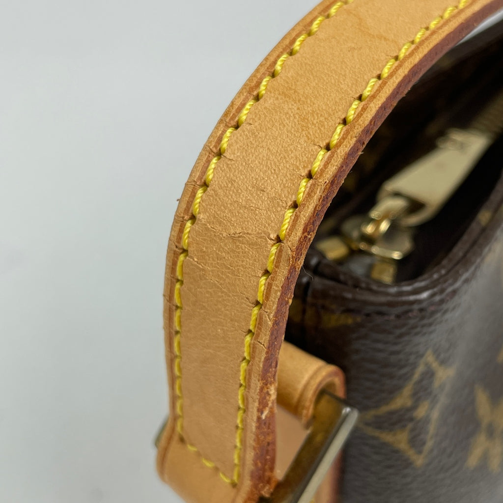 ルイ・ヴィトン トロター 斜め掛け ポシェット ショルダーバッグ モノグラム ブラウン M51240 レディース 【中古】brbag