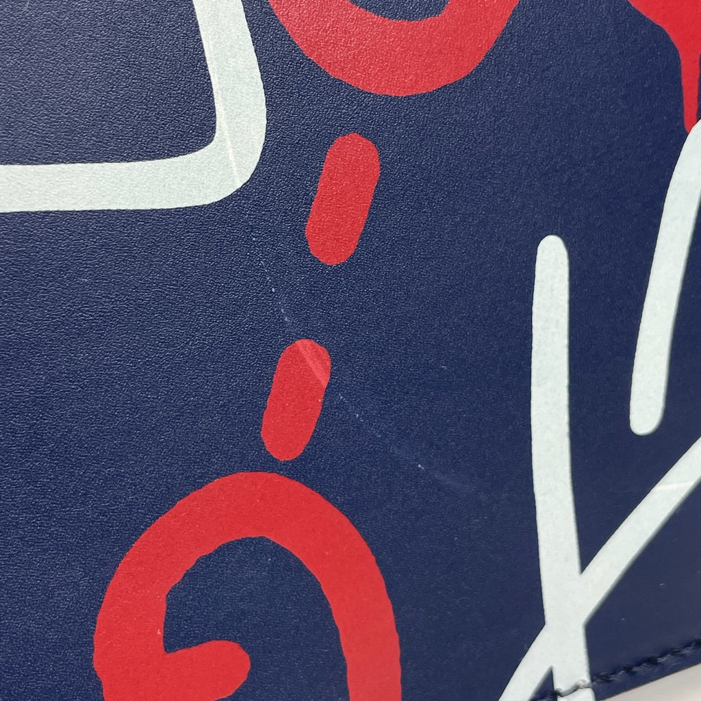 グッチ グッチゴースト ショルダーバッグ クラッチバッグ 星 ショルダーバッグ レザー ネイビー 429004 メンズ 【中古】brbag