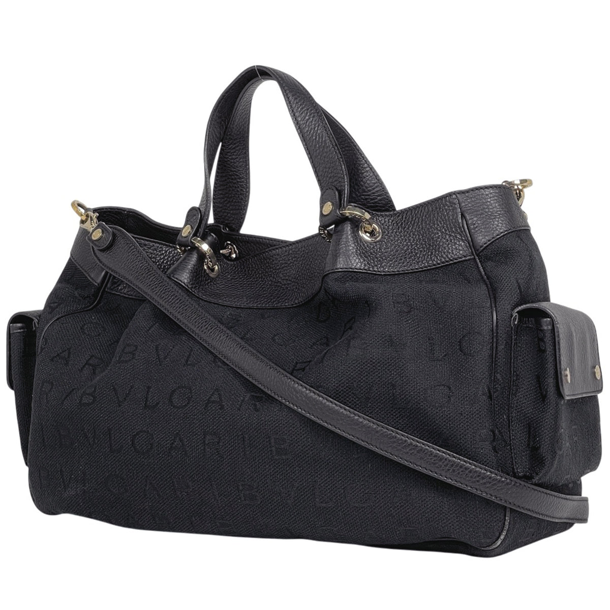 ブルガリ　トートバッグ バイセル公式】ブルガリ ロゴマニア トートバッグ ハンドバッグ トート