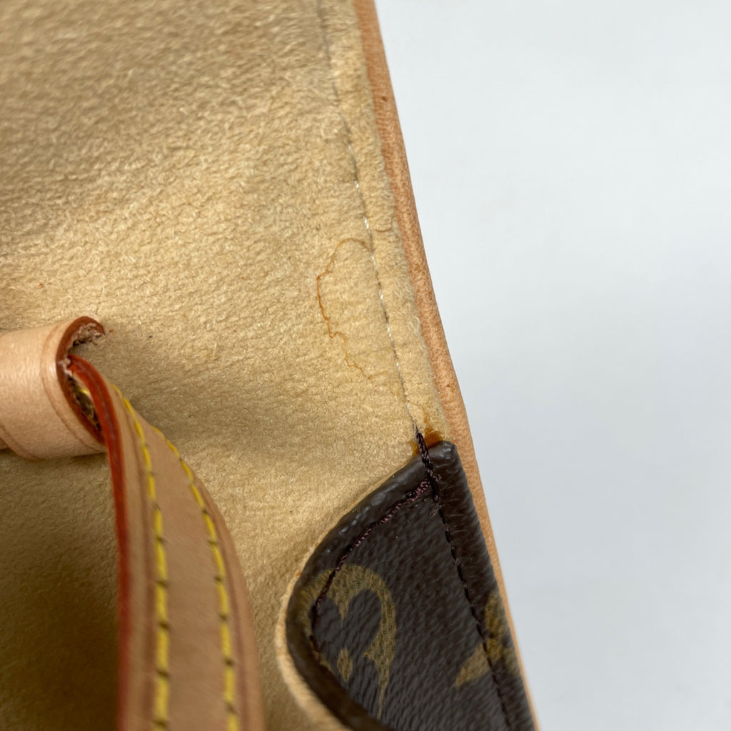 ルイ・ヴィトン ポシェットツイン PM クラッチバッグ 2WAY ショルダーバッグ モノグラム ブラウン M51854 レディース 【中古】brbag