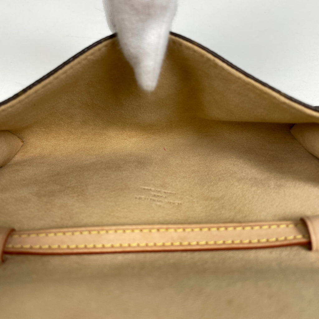 ルイ・ヴィトン ポシェットツイン PM クラッチバッグ 2WAY ショルダーバッグ モノグラム ブラウン M51854 レディース 【中古】brbag