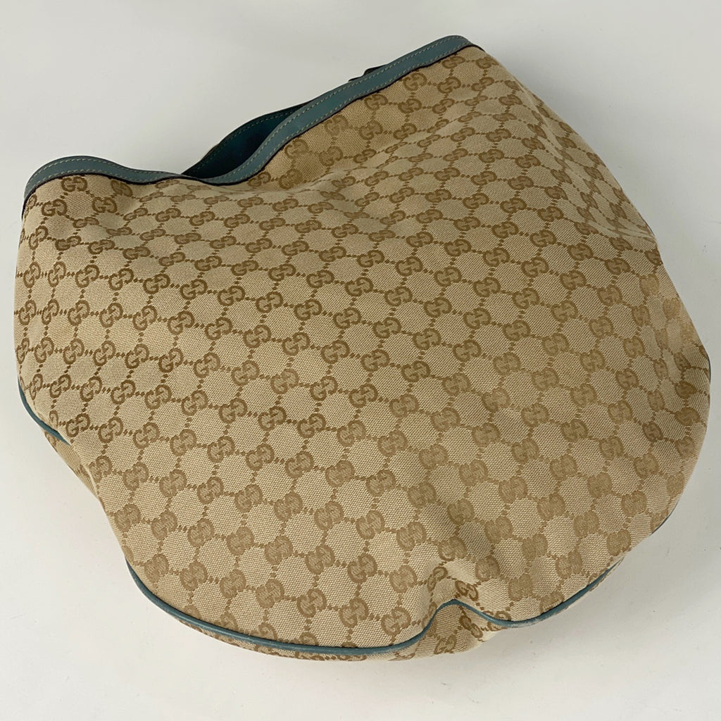 グッチ GG柄 ショルダーバッグ ホースビット ワンショルダー ショルダーバッグ GGキャンバス ブラウン 170014 レディース 【中古】brbag