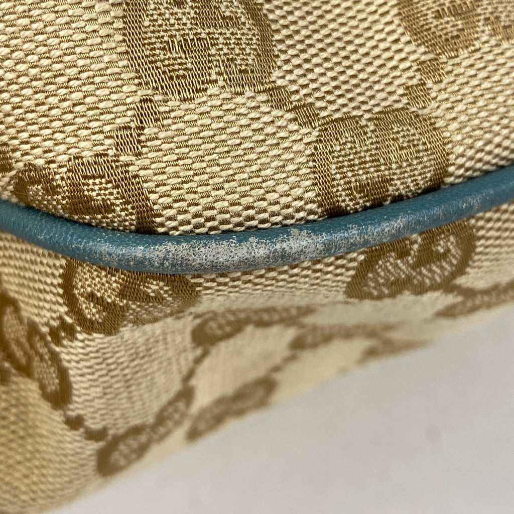 グッチ GG柄 ショルダーバッグ ホースビット ワンショルダー ショルダーバッグ GGキャンバス ブラウン 170014 レディース 【中古】brbag