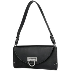 サルヴァトーレフェラガモ ガンチーニ ショルダーバッグ ワンショルダー ショルダーバッグ レザー ブラック レディース ブランドバッグ・小物 【中古】brbag