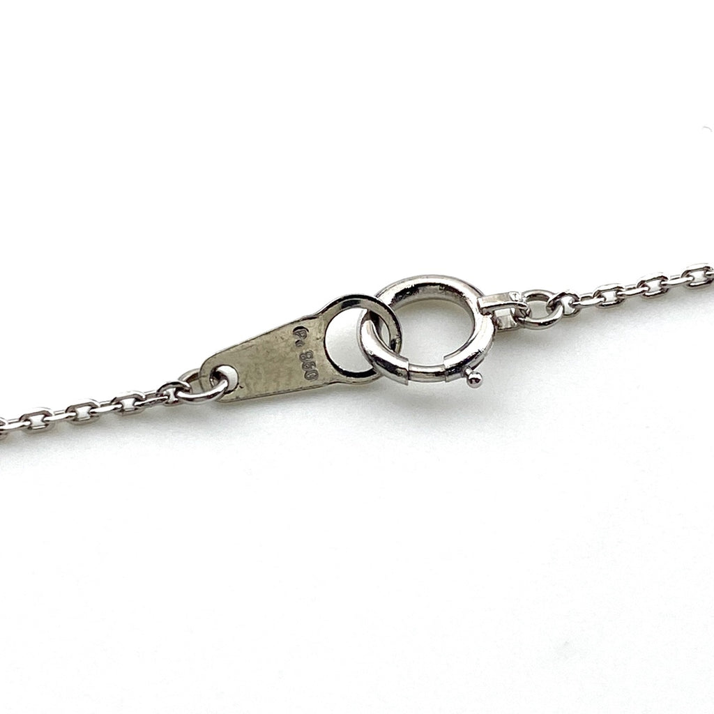 フラワーモチーフ デザインネックレス プラチナ YG イエローゴールド ペンダント 花 ネックレス Pt900 Pt850 ダイヤモンド レディース 【中古】nbjwl