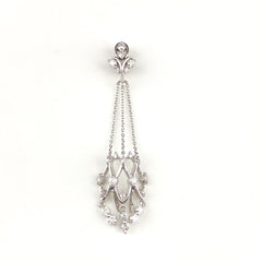 メレダイヤ ペンダントトップ WG ホワイトゴールド ペンダントトップ K18 WG ダイヤモンド レディース 【中古】nbjwl