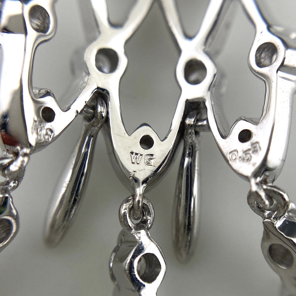 メレダイヤ ペンダントトップ WG ホワイトゴールド ペンダントトップ K18 WG ダイヤモンド レディース 【中古】nbjwl