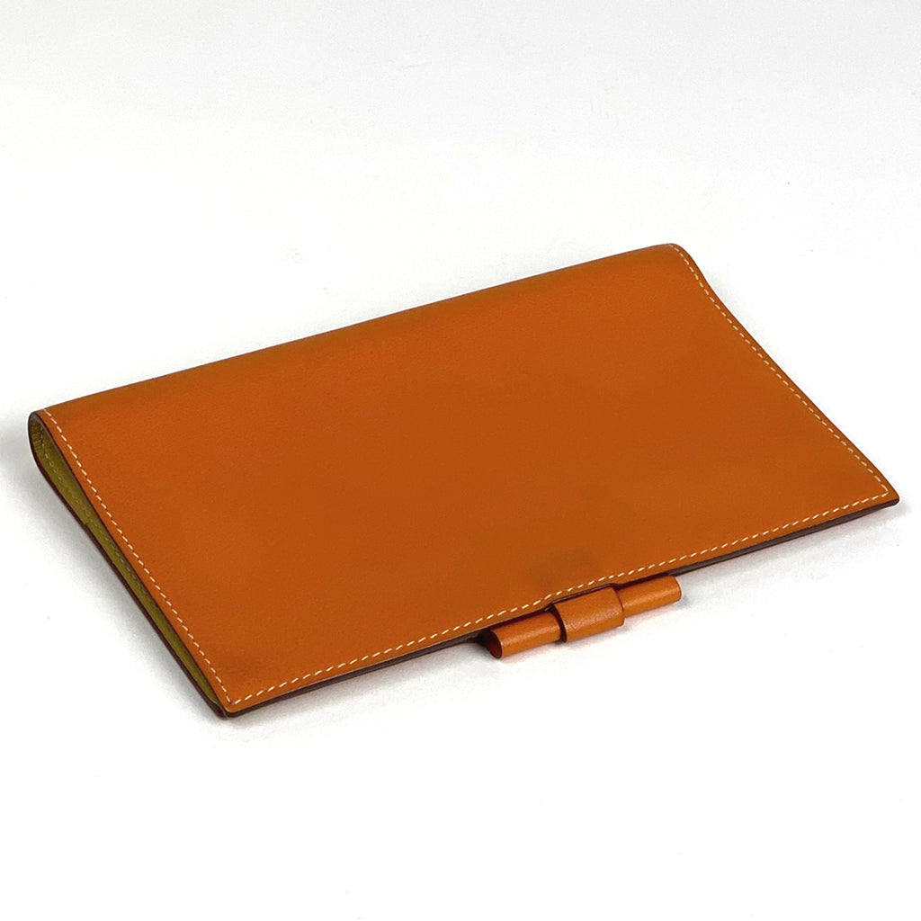 エルメス アジェンダ ヴィジョン 手帳カバー 手帳・ブックカバー ヴォースイフト オレンジ レディース 【中古】brbag