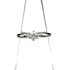 ダイヤモンド デザインリング プラチナ 指輪 リング 8号 Pt850 ダイヤモンド レディース 【中古】nbjwl