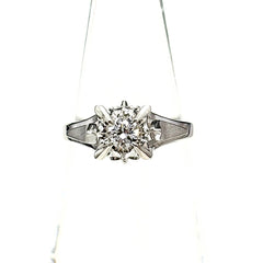 ダイヤモンド デザインリング プラチナ 指輪 リング 13号 Pt900 ダイヤモンド レディース ノンブランドジュエリー 【中古】nbjwl