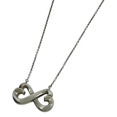 ティファニー ダブル ラビングハート ネックレス シルバー925 レディース ブランドアクセサリー 【中古】bracc