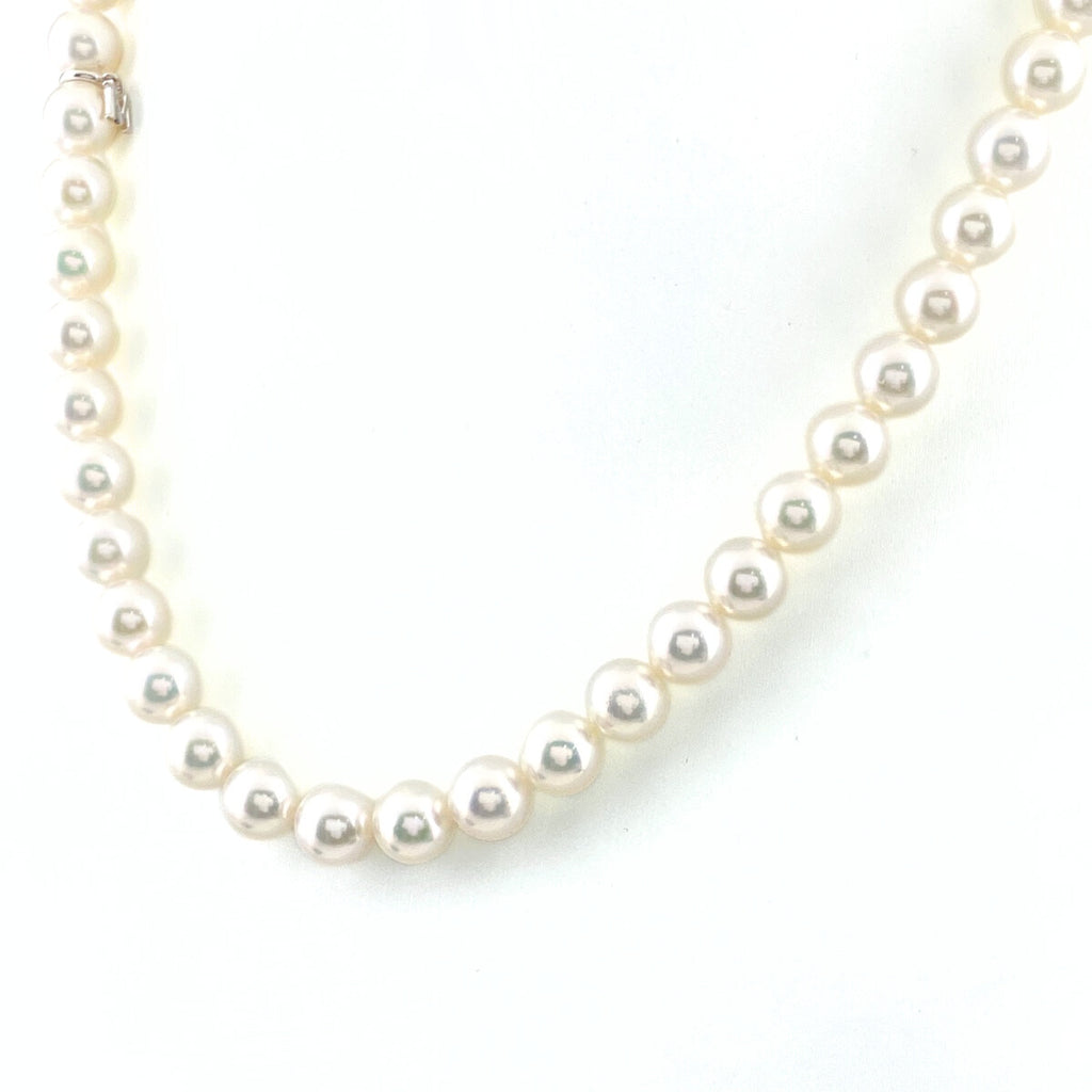 ミキモト パール デザインネックレス 真珠 ネックレス K18 パール レディース 【中古】brjwl