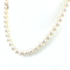 ミキモト パール デザインネックレス 真珠 ネックレス K18 パール レディース 【中古】brjwl