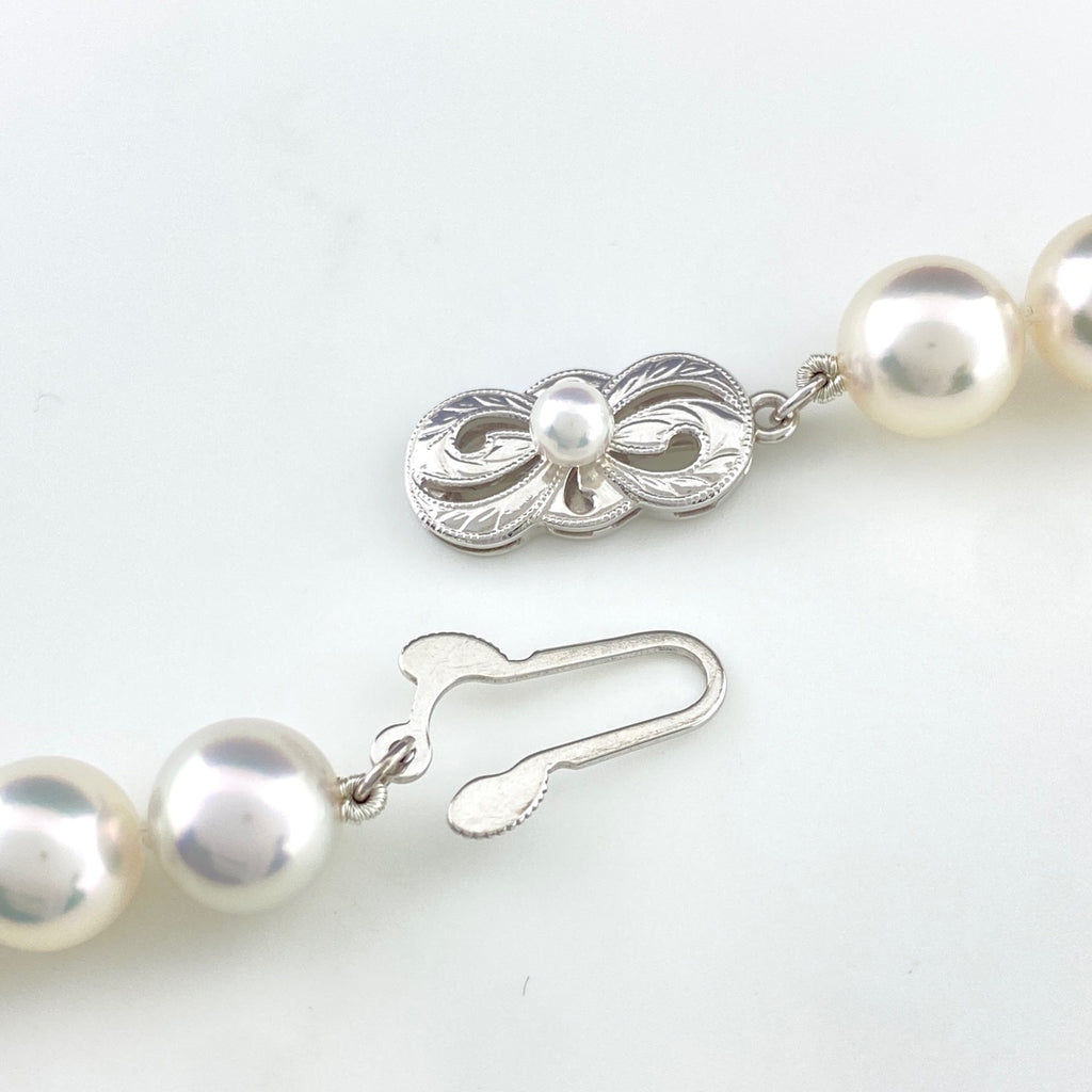 ミキモト パール デザインネックレス 真珠 ネックレス K18 パール レディース 【中古】brjwl