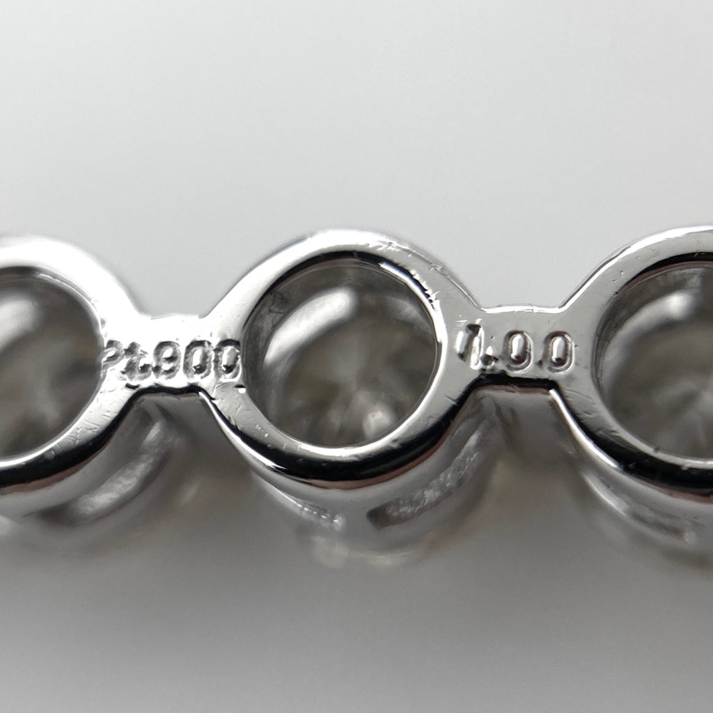 ダイヤモンド デザインネックレス プラチナ ペンダント ネックレス Pt900 Pt850 ダイヤモンド レディース 【中古】nbjwl