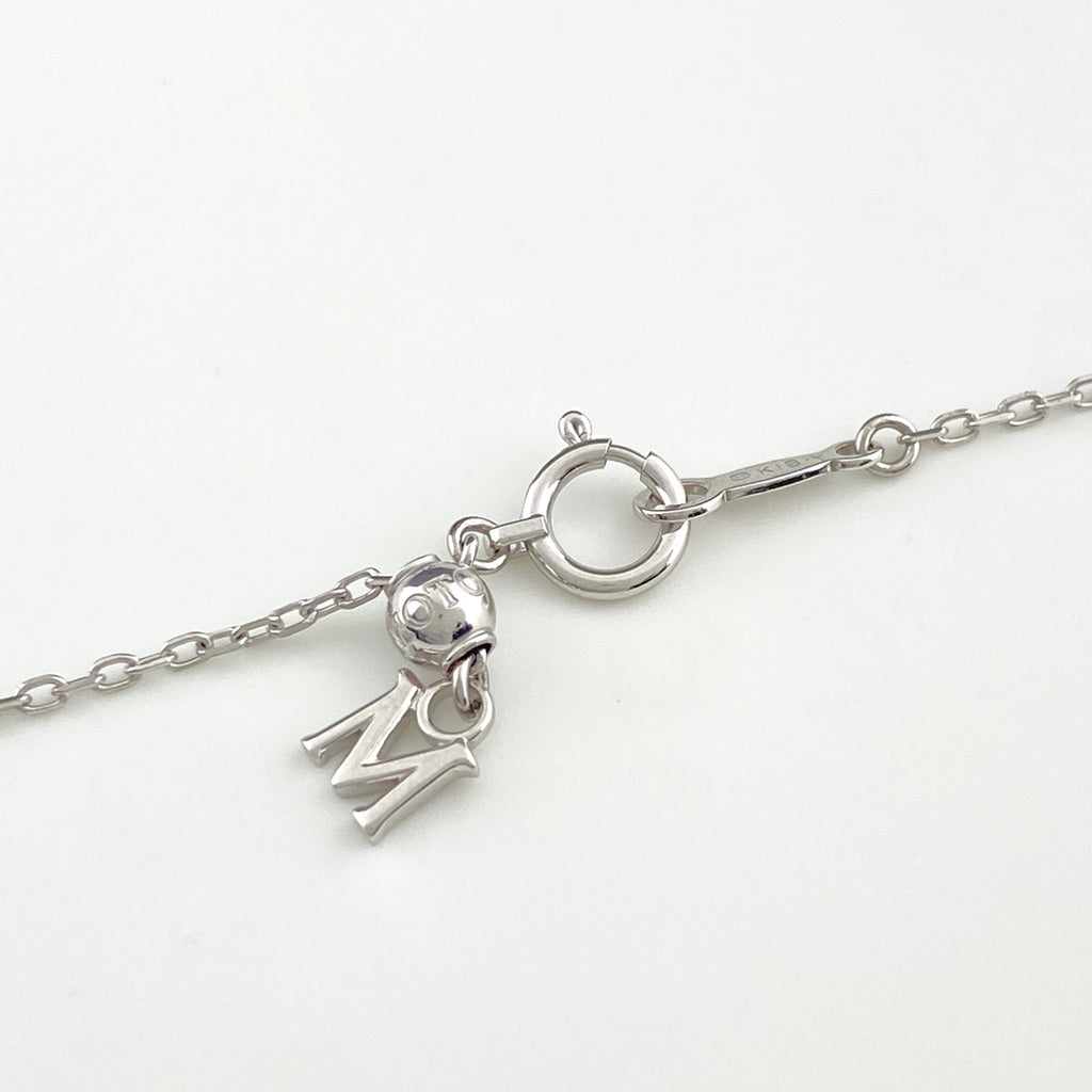 ミキモト パール デザインネックレス ペンダント メレダイヤ 真珠 ネックレス K18 パール ダイヤモンド レディース 【中古】brjwl