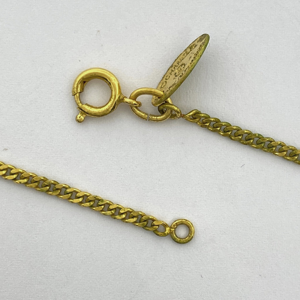 シャネル GP ネックレス ラインストーン レディース 中古 bracc