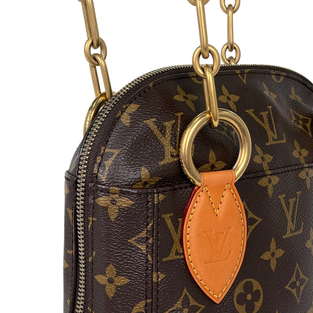 ルイ・ヴィトン パンチングバッグ ベビー カール ラガーフェルドコラボ トートバッグ モノグラム ブラウン M40230 レディース 【中古】brbag