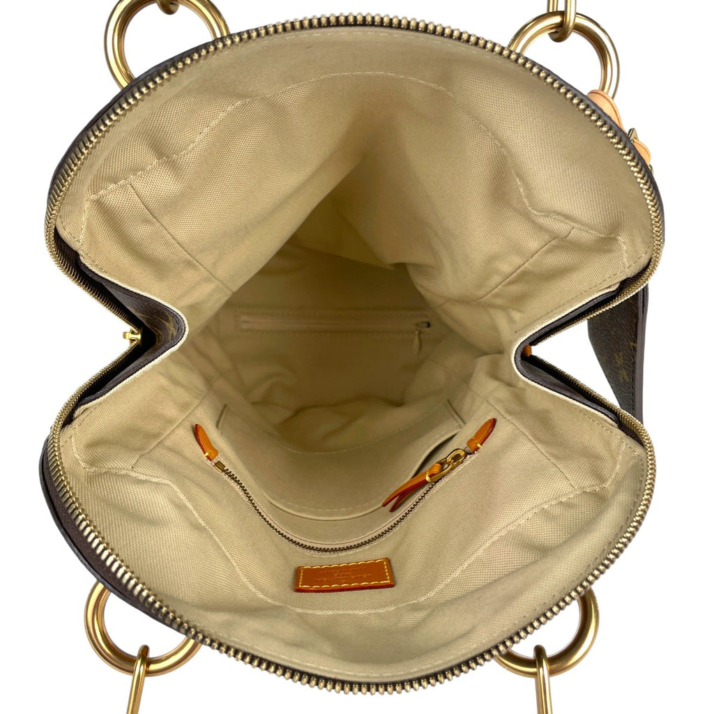 ルイ・ヴィトン パンチングバッグ ベビー カール ラガーフェルドコラボ トートバッグ モノグラム ブラウン M40230 レディース 【中古】brbag